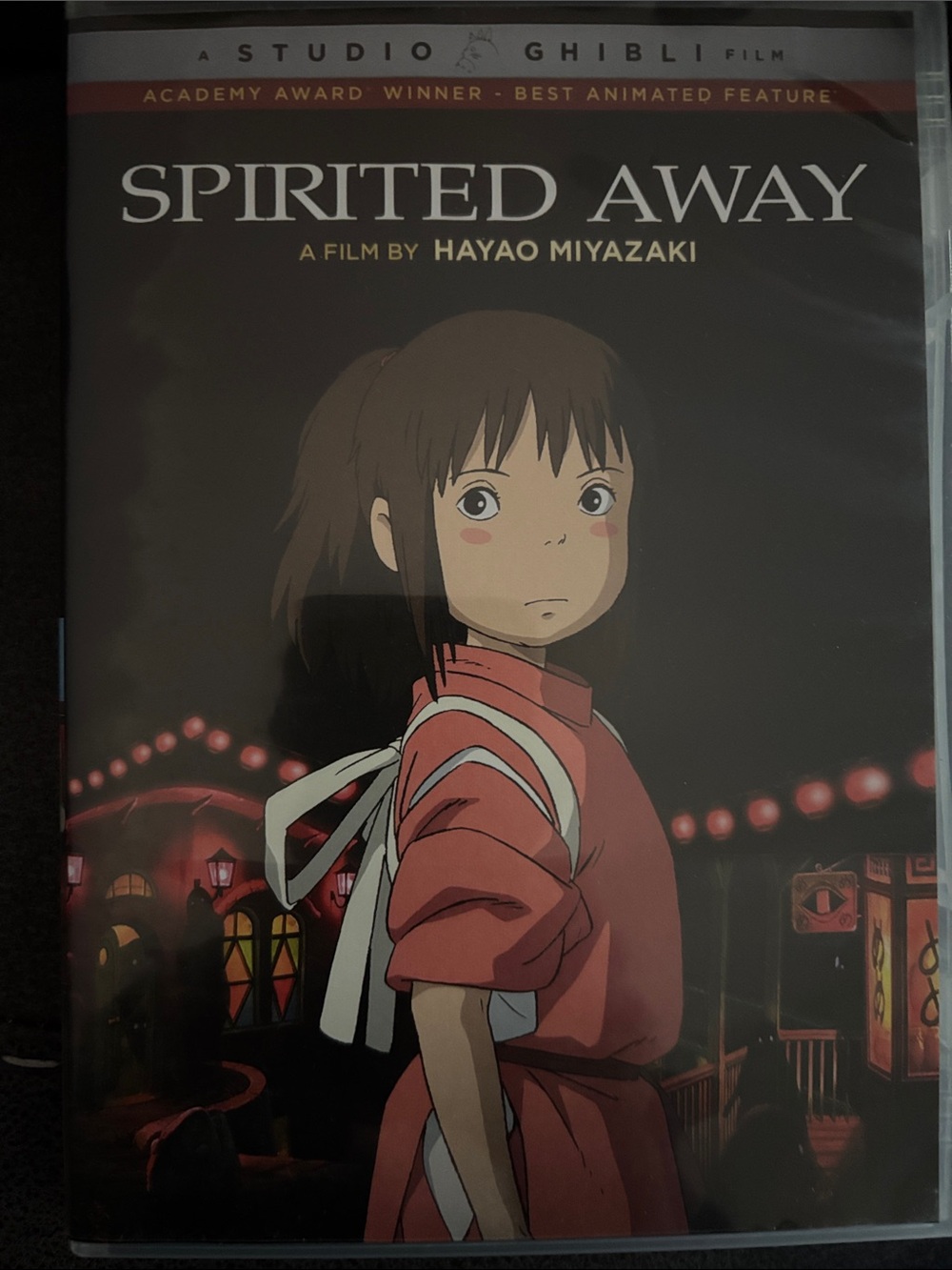 Studio Ghibli Spirited Away DVD – Red/Pink Cover